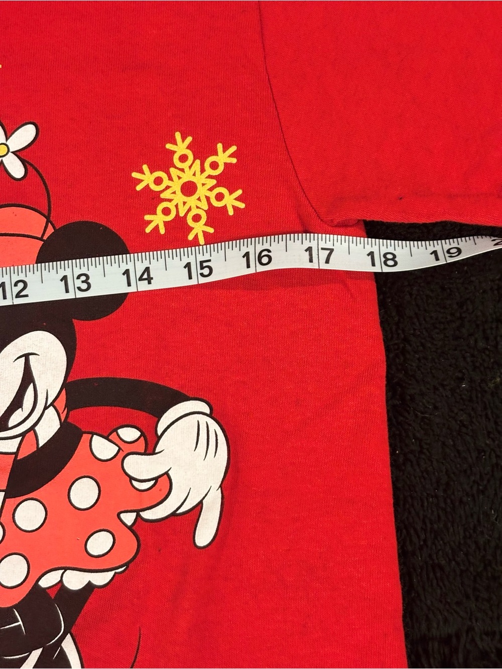 Disney Red Mickey & Minnie Holiday Graphic Tee - Picture 7 of 12